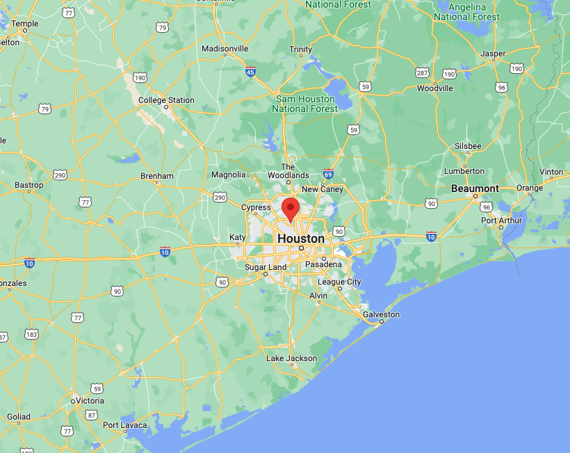 service area map Texas Stag Roofing Solutions Cypress and The Woodlands