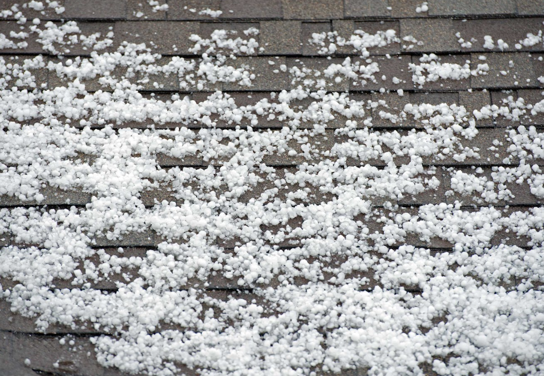 roof hail damage in Houston