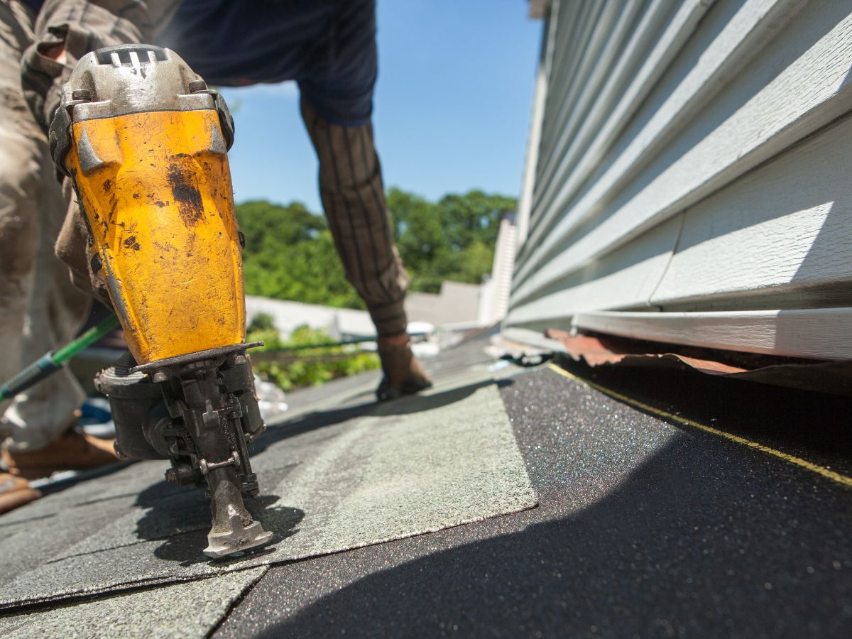Tools used for fixing missing shingles